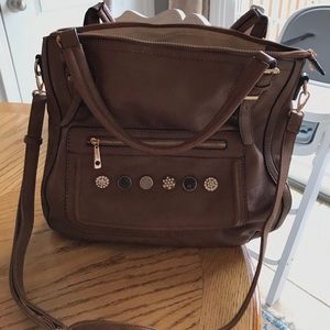 Ginger snap bag with satchel strap